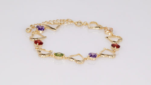 Heart-To-Heart Bracelet in Multi-Colour