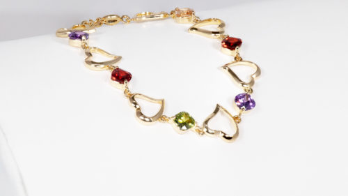 Heart-To-Heart Bracelet in Multi-Colour